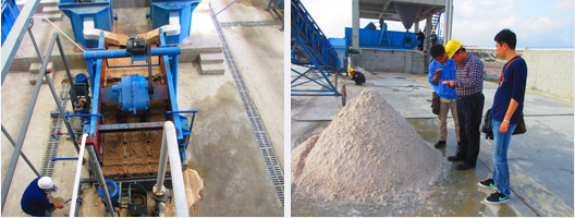 國(guó)內(nèi)最大的海相沉積石英砂加工超白玻璃砂生產(chǎn)線投產(chǎn)