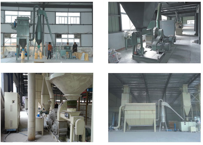 中國粉體技術(shù)網(wǎng)：SLG粉體表面改性機(jī)生產(chǎn)現(xiàn)場