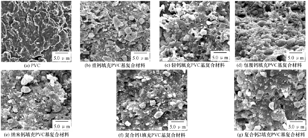 不同品種碳酸鈣填充PVC性能的研究