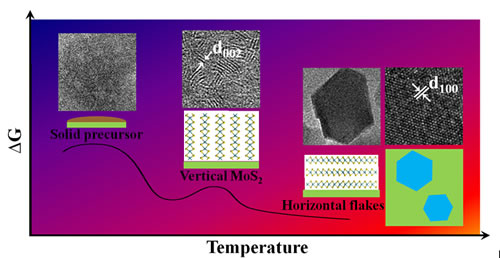 科學(xué)家原位實(shí)時(shí)觀察硫化鉬二維結(jié)構(gòu)形成過(guò)程