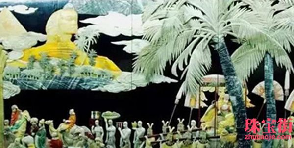 用料30噸玉石，雕成重達(dá)10噸的絲綢之路PK清明上河圖