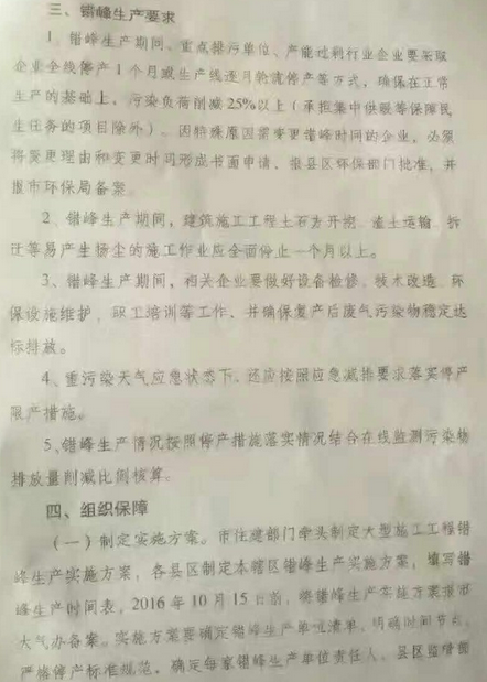 關(guān)于印發(fā)臨沂市重點(diǎn)行業(yè)企業(yè)冬季錯(cuò)峰生產(chǎn)實(shí)施方案的通知