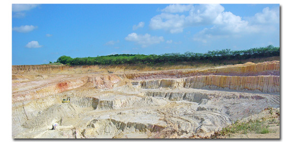 廣西合浦縣-高嶺土探明儲(chǔ)量達(dá)1.8億噸，