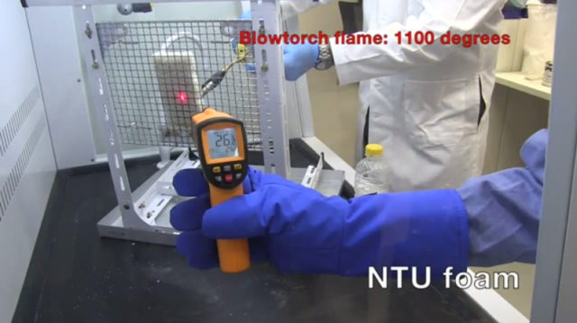 新加坡研制出絕緣隔熱氣凝膠