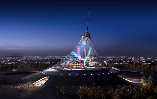 世界上最大的帳篷“可汗沙特爾”