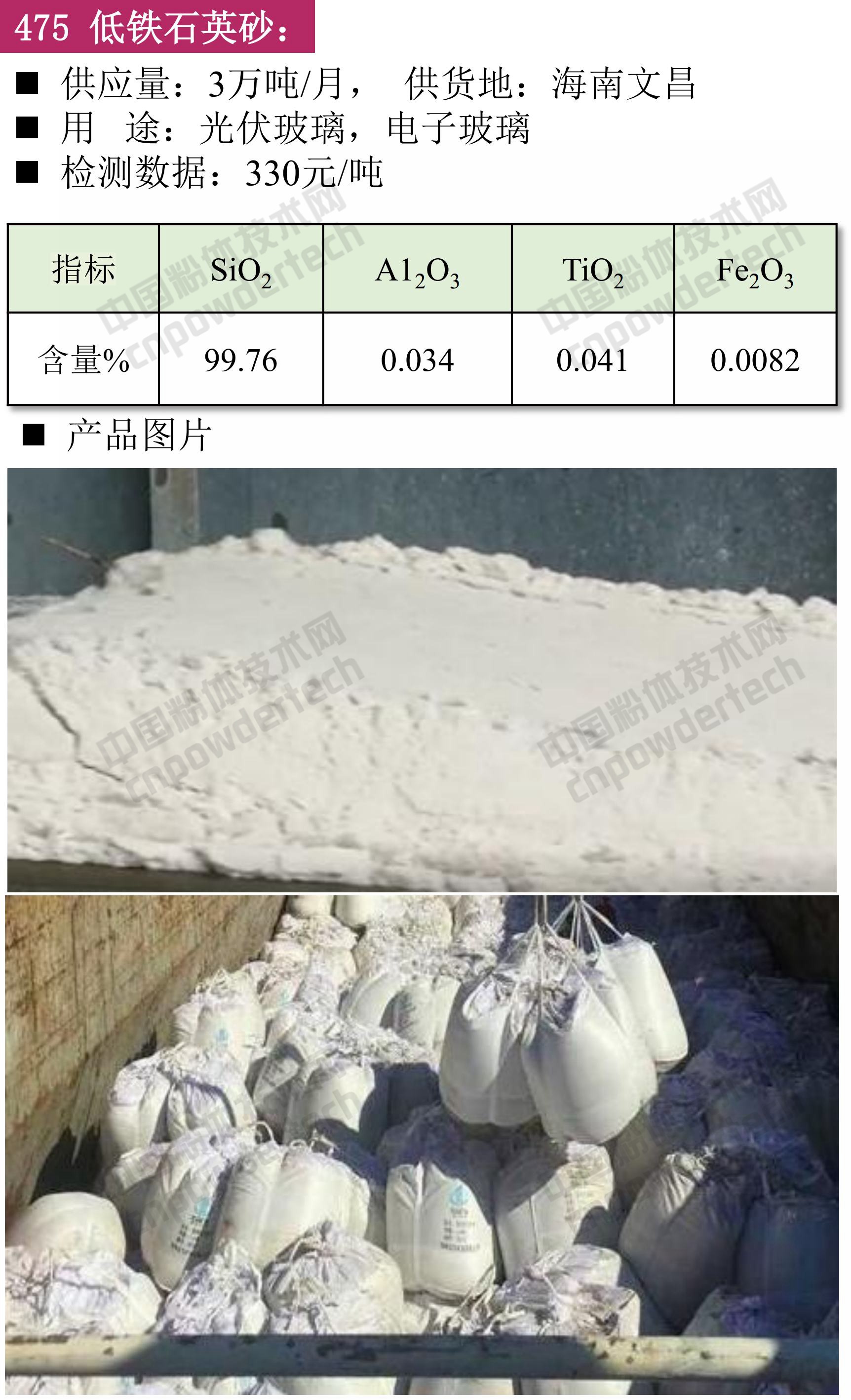 石英、高純石英砂、硅微粉