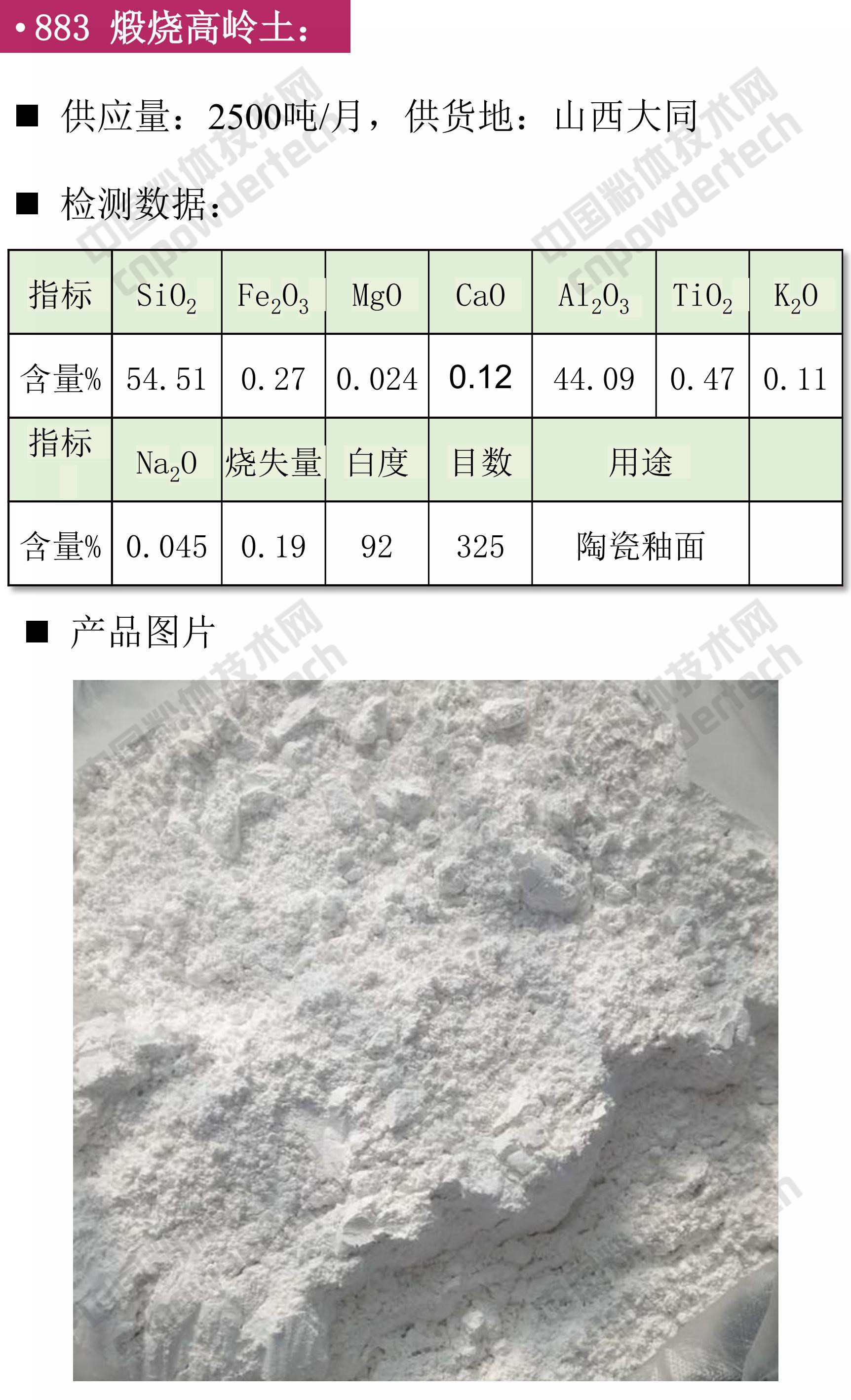 碳酸鈣 高嶺土 現貨