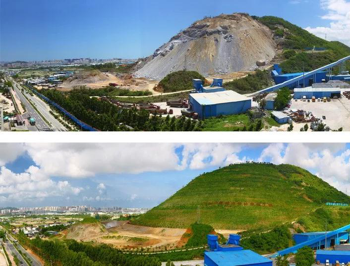 ?三亞抱坡嶺修復(fù)前后對(duì)比照