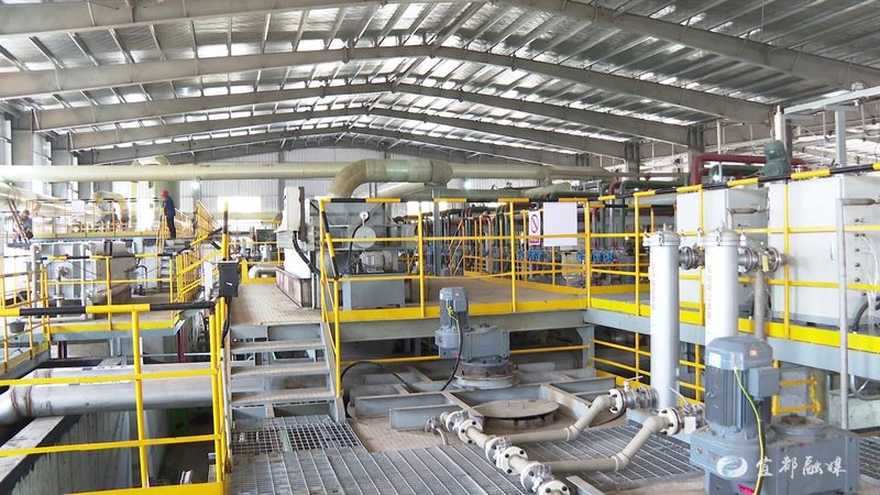 湖北宜昌華昊新材料一期氯化鋇生產(chǎn)線試產(chǎn)