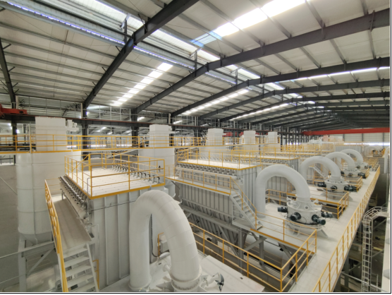 江西廣源集團永豐工廠年產(chǎn)40萬噸重鈣、3萬噸母粒等生產(chǎn)線開機投產(chǎn) 　　 　　