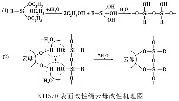 【技術(shù)】硅烷偶聯(lián)劑KH570濕法改性絹云母的研究 　　
