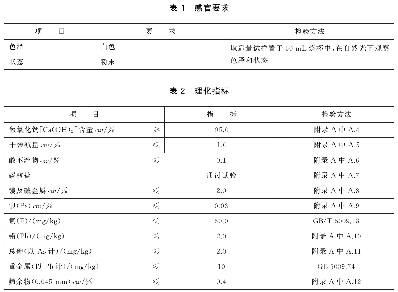 氫氧化鈣在食品領(lǐng)域中的應(yīng)用 　　