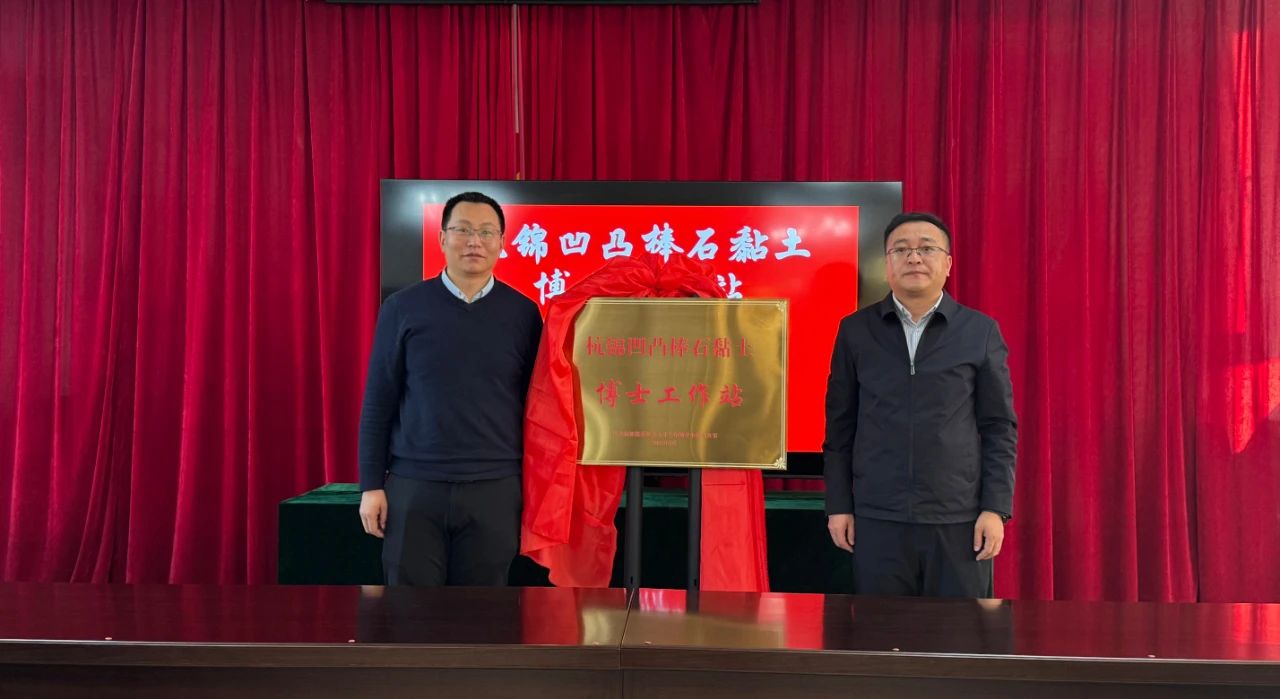 杭錦凹凸棒石黏土博士工作站揭牌成立