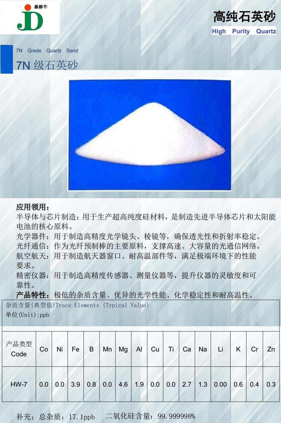 5N-7N級(jí)高純石英砂供應(yīng)商——遼寧省晶都礦業(yè)集團(tuán)有限公司  